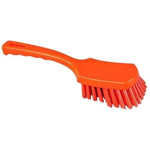 Maya Professional Tools 10546-7 Stielbürste mittelharte Borsten, FBK/Lebensmittelhygiene, 275 mm x 70 mm, Orange