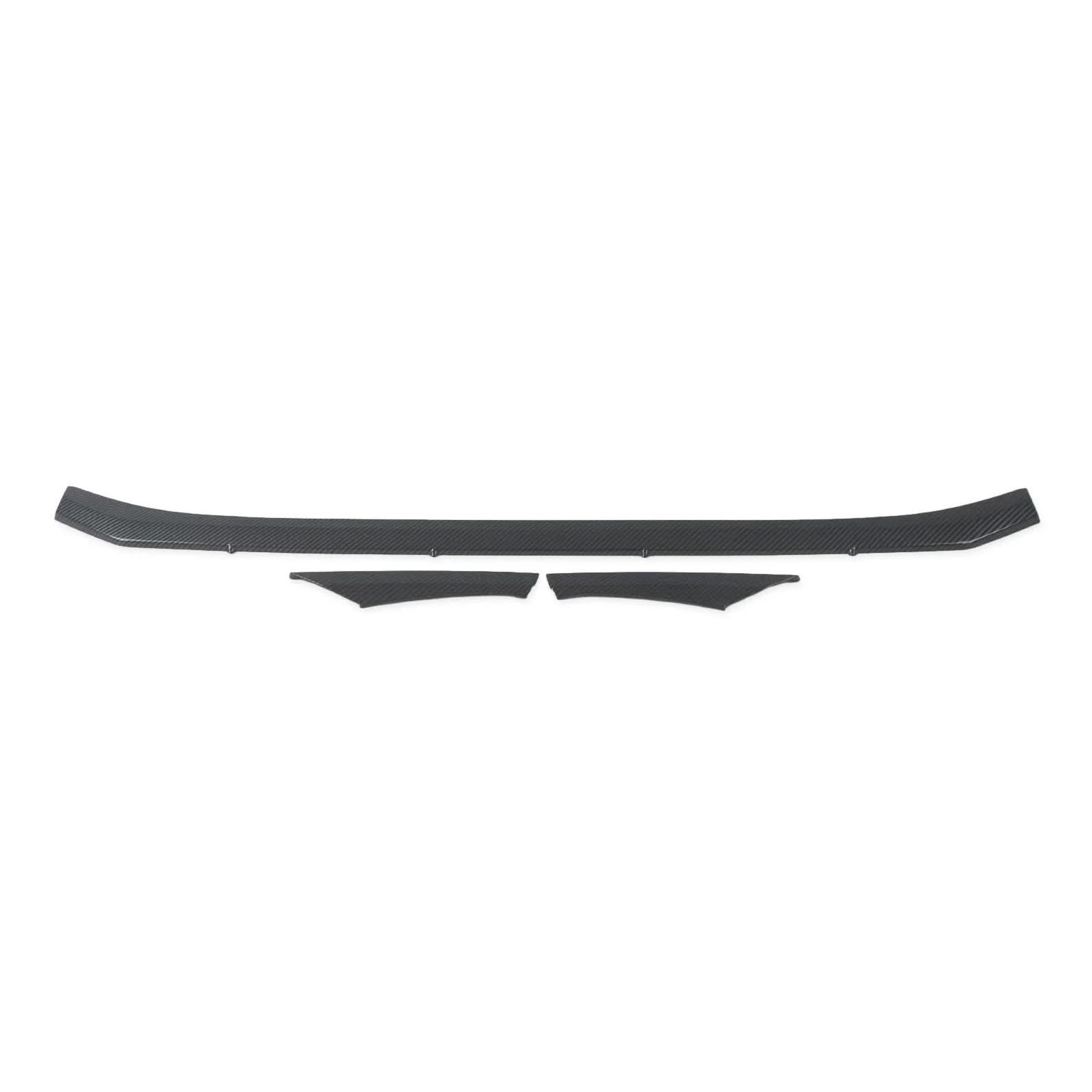 Frontspoiler Lippe Für Civic Sedan 11. 2022 2023 2024 Frontstoßstangenverkleidung Body Kit Spoiler Splitter Schutz Außenzubehör Auto-Styling Frontstoßstange Spoiler(ABS Carbon Fiber)