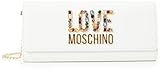 Love Moschino Damen Schultertasche, Weiß Schultertasche, Weiß