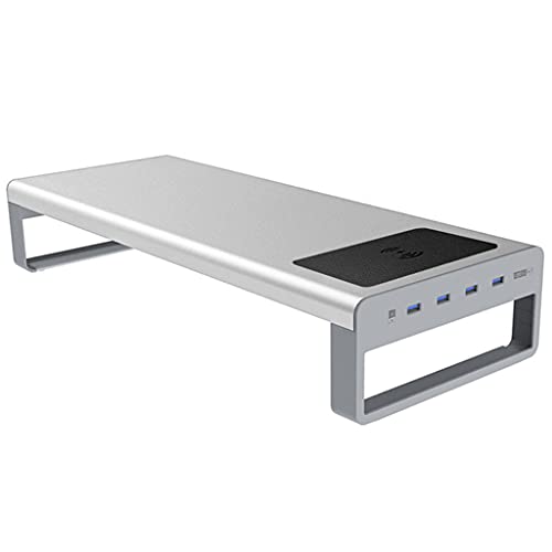 Qsvbeeqj Ständer PC Dock Multifunktional mit Aufladen WiFi Bluetooth-kompatibler Adapter USB Hub Desktop