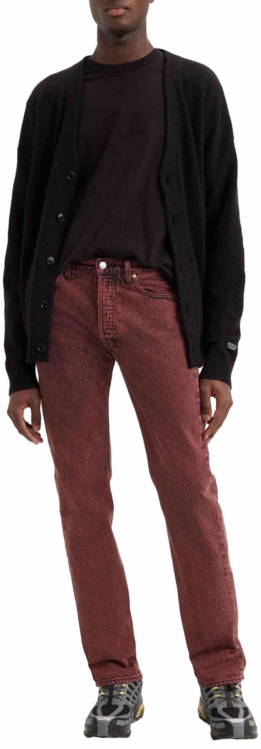 Levi's Herren 501 Original Fit Jeans Jeans, Decadent Chocolate Od, 34W / 32L