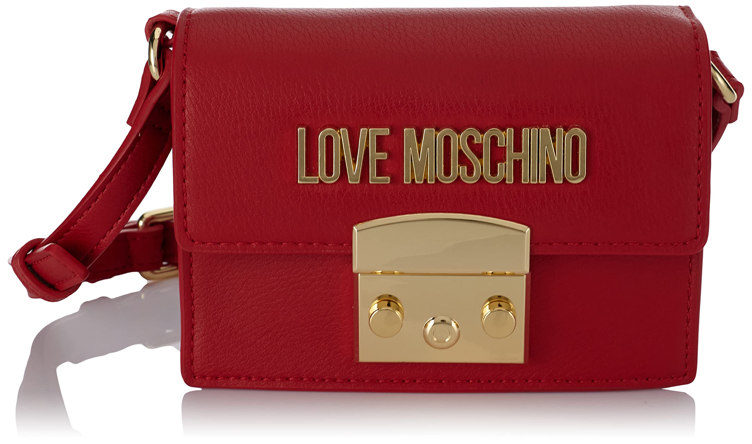 Love Moschino Damen Jc4351pp0fke0500 Umhängetasche, rot, Einheitsgröße