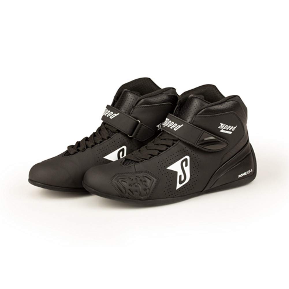 Speed Kartschuhe Rome KS-4 schwarz-Weiss (38)