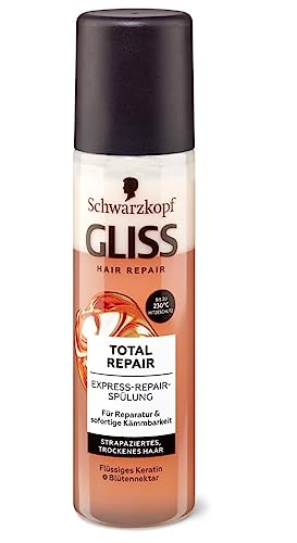 6er Pack - Gliss Kur Anti-Klette Spray"TOTAL REPAIR" Express Repair Spülung - 200ml