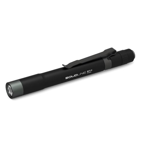 Ledlenser LED Taschenlampe Solidline ST4 180 lm, 2 x AAA, schwarz