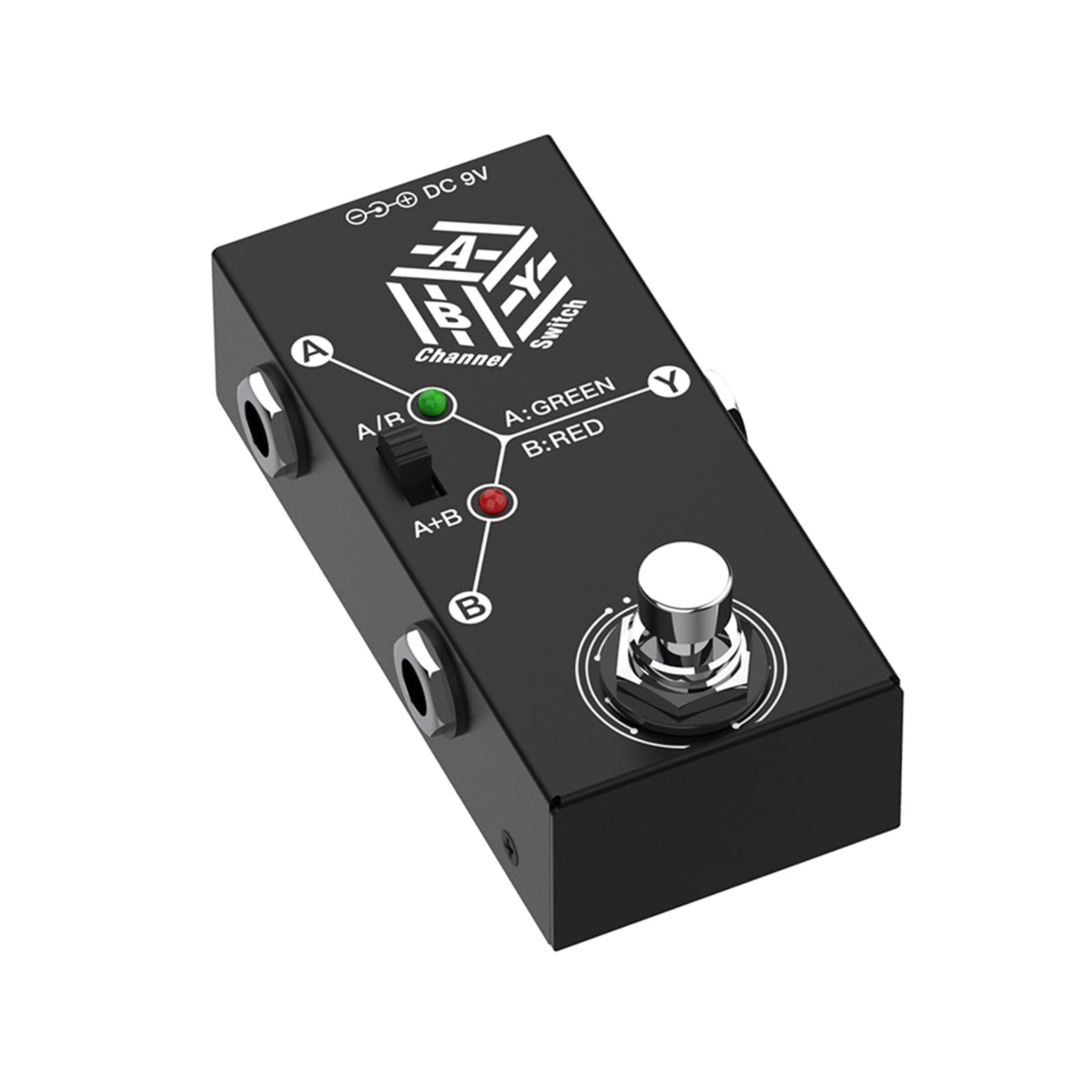 ABY Line Selector AB Switch Guitar Effect Pedal True Bypass Guitar Pedal AB Box ABY Channel Switch AB Switch Guitar Effect Pedal True Bypass