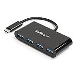 StarTech.com 4 Port USB 3.0 Hub - USB-C zu 4x USB-A - Kompakter USB C Hub - USB Typ C Hub - USB Hub - USB Type C