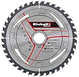 Original Einhell Hartmetall Dünnschnittblat (Stationäres-Sägen-Zubehör, 40 Zähne, max. Drehzahl 6000 min-1, Ø210 x Ø30 x 1,8 mm)