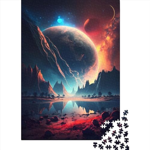 1000 Teile für Erwachsene Schwierige Puzzles Fantasy Anime Landschaft Holzpuzzles Puzzles für Erwachsene Teenager Lustige Familienpuzzles für Erwachsene (Size : 75x50cm)