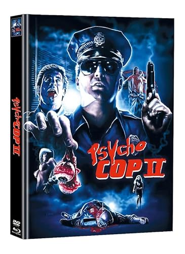 Psycho Cop 2 - Mediabook - Cover B - Super Spooky Stories - Limited-Edition auf 111 Stück (Blu-ray) (+ DVD)