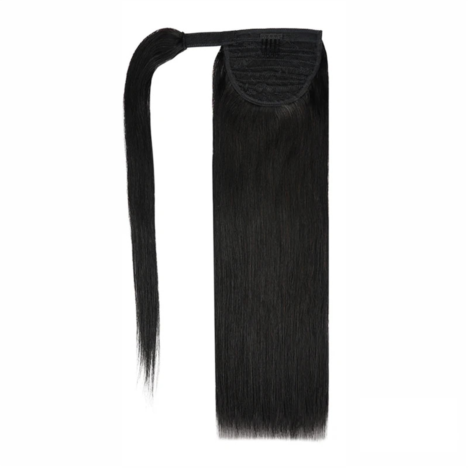 Pferdeschwanz Haarteil Echthaar-Pferdeschwanz-Verlängerung, 35,6–55,9 cm lang, gerade, umwickelbarer Pferdeschwanz, Clip-in-Haarverlängerung, brasilianisches Remy-Haar, gerade Pferdeschwanz-Haarteile