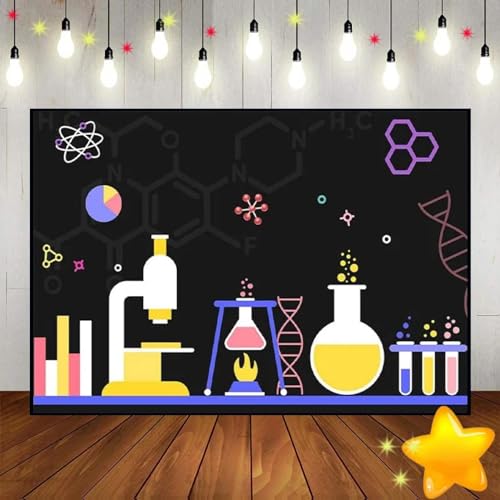 Wissenschaft Fotografie Schule Magie Baby Party Party Foto wissenschaftlich Geburtstag Geburtstag Hintergrund Wissenschaft Hintergrund Wissenschaft 240X180cm