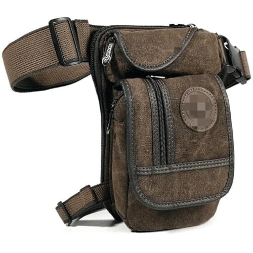 Leg Bag Motorrad Motorrad Oberschenkeltasche Männer Leinwand Taille Stich Bein Tasche Oberschenkel Hüfte Gürtel Butt Reiten Reiten Motorrad Messenger Schulter Tasche