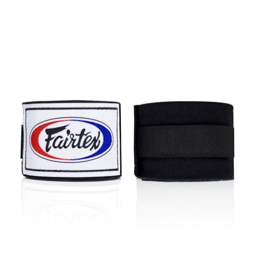 Fairtex Boxbandagen HW2: Komfort und Stil für Jeden Kämpfer! Schütze Bandage Handgelenk und Knöchel mit Eleganz, in Verschiedenen Längen und Farben Erhältlich(Schwarz-120)