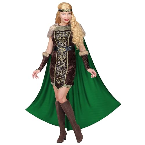 WIDMANN 08013 COSTUME VICHINGA +MANTELLO VERDE L #0801