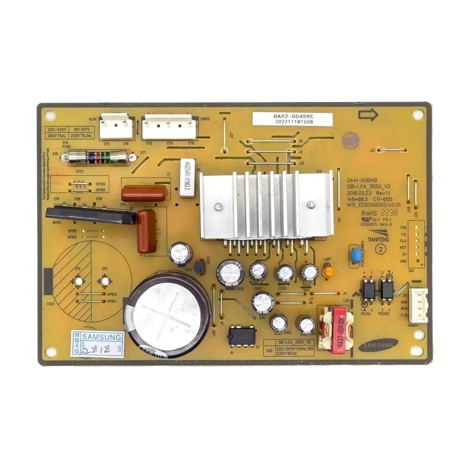 DEYIN Neue for Kühlschrank Control Board DA92-00459E DA92-00459A PCB DA41-00814B DA41-00814C Kühlschrank Motherboard Gefrierschrank Teile