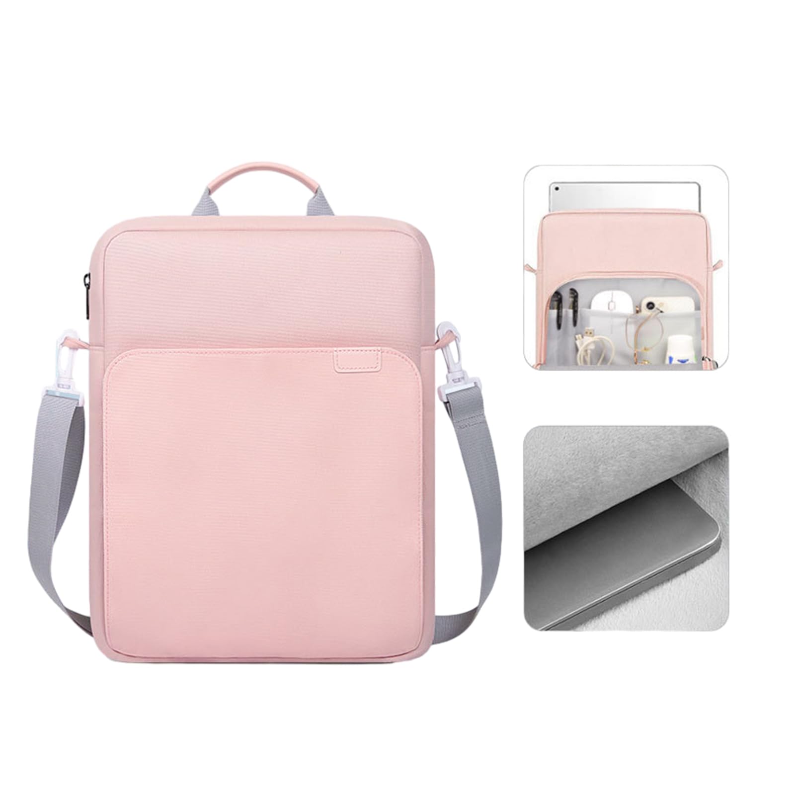 MEELYHOME Stilvolle und praktische Tablet-Tasche aus Oxford-Stoff, Schultertasche, Laptop-Organizer für Studenten, Profis