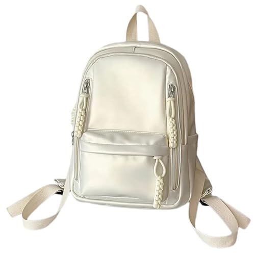 Trendiger Unisex Rucksack Aus Weichem PU Leder Für Den Täglichen Gebrauch Großer Stauraum College Büchertasche Praktischer Laptop Reise Tagesrucksack