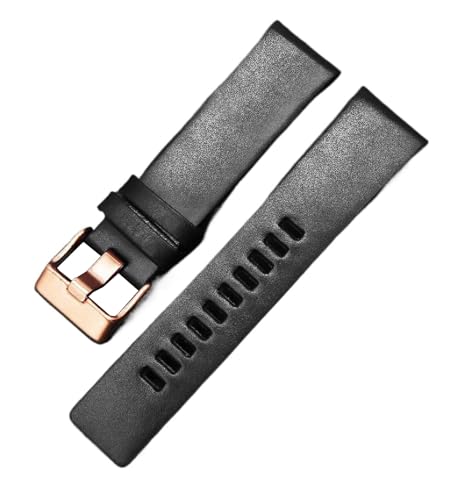 SpaRcz Großes Echtleder-Armband mit Nadelschnalle, Ersatzbänder 22-34mm, Farbe 2, 26mm