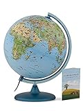 TECNODIDATTICA – Globus 0325sasaitkbbgd6 – Safari mit Buch, 25 cm