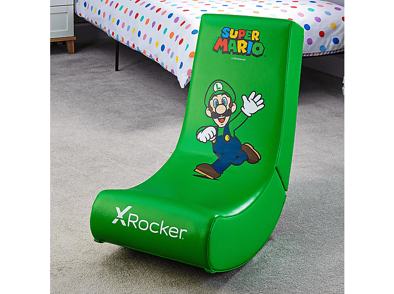 XROCKER Video Rocker Super Mario Joy Edition Gaming-Sitz Motiv: LUIGI JOY EDITION