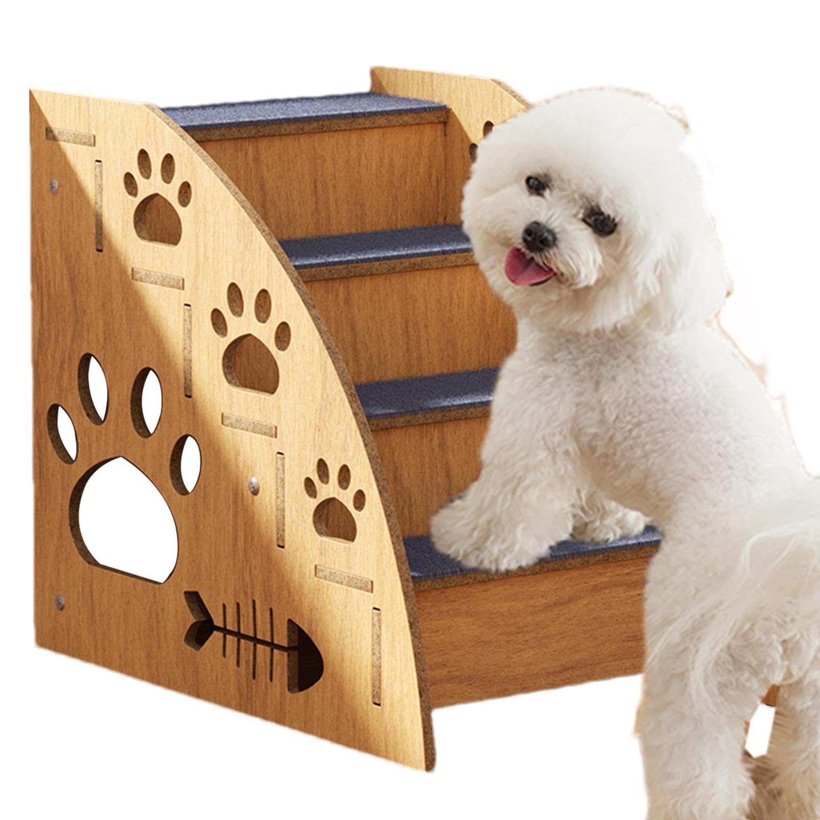 Haustiertreppe für Bett, Hundetreppe für Bett | Hunderampe für Hunde, Treppen für Haustiere, Hundebettstufen, Hundetreppen, Hundetreppen,