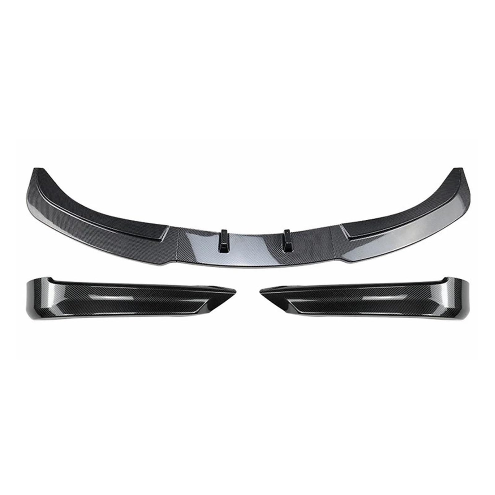 Splitter Frontspoilerlippe Splitter Canard Lip Diffusor Für 3er 318i 325i 330i 2005-2008 Body Kit E90 E91 Für LCI Für Facelift Frontlippe(Carbon Look A B)