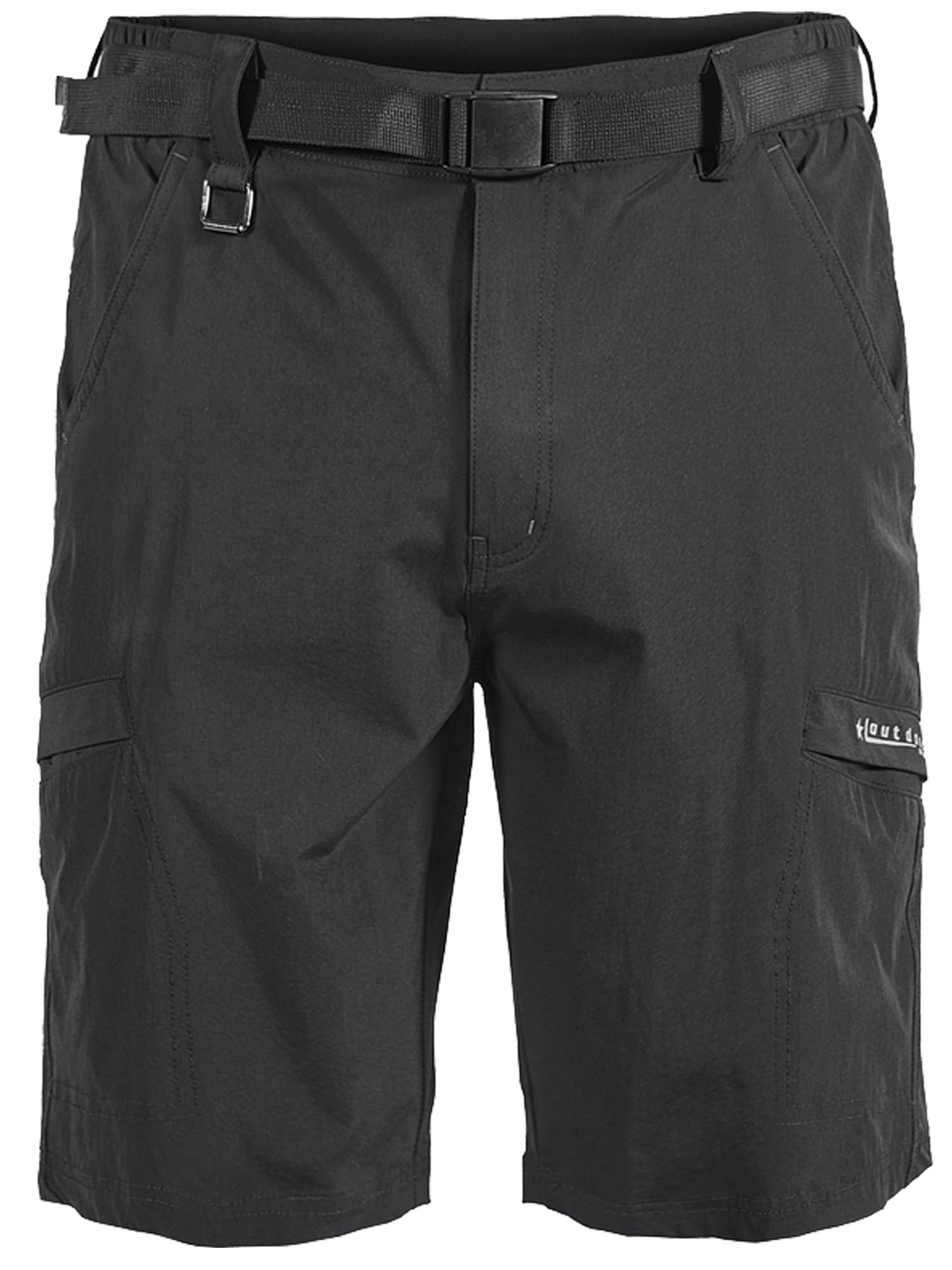 Mr.Stream Sommer Bermuda Kurze Hosen Herren Gym Shorts Sporthose kurz Quickdry Sweatshorts 3202 Black EU M/US S