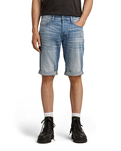 G-STAR RAW Herren 3301 Shorts, Blau (Lt Aged 8973-424), W29