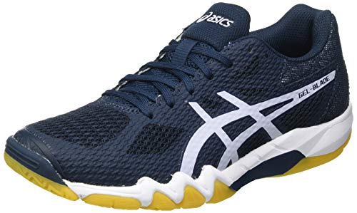 ASICS Damen Gel-Blade 7 Indoor Court Shoe, French Blue/Lilac Opal, 39 EU