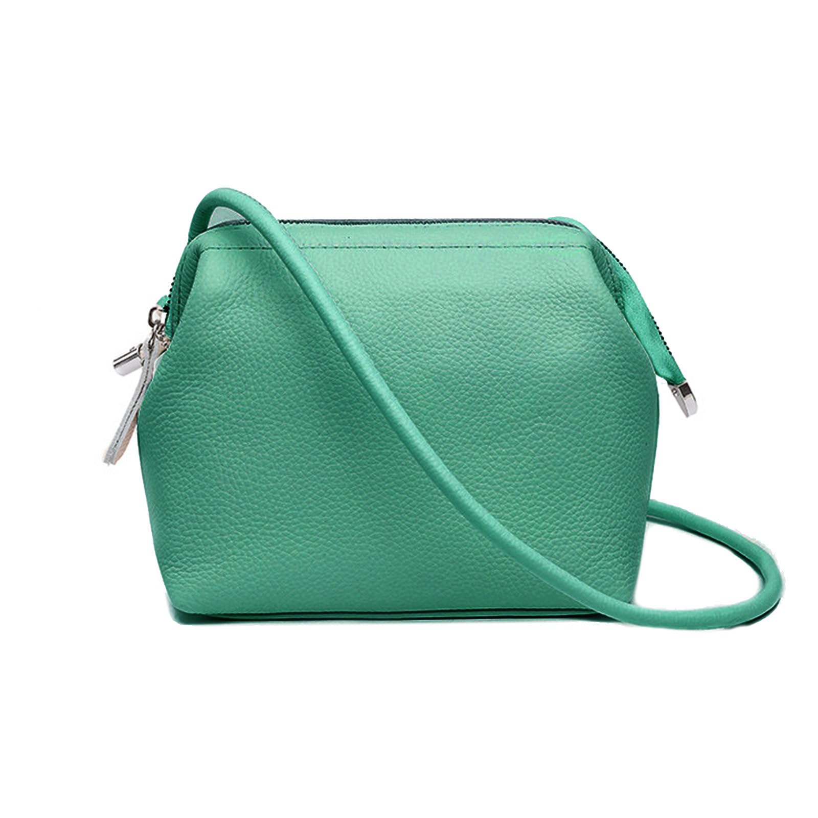 ohodhmnu 2023 modische Damen-Tragetasche, quadratische Taschen, trendige Tasche, Schultertaschen, Mädchen, Frauen, Crossbody-Tasche, einfarbig, Handytasche, Reisetasche, grün, with ribbon