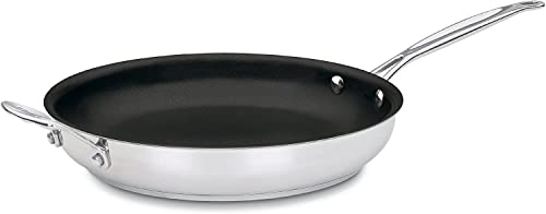 Cuisinart Chef 's Classic Edelstahl offen Aluminiumguss-Pfanne, edelstahl, Edelstahl, 12-Inch