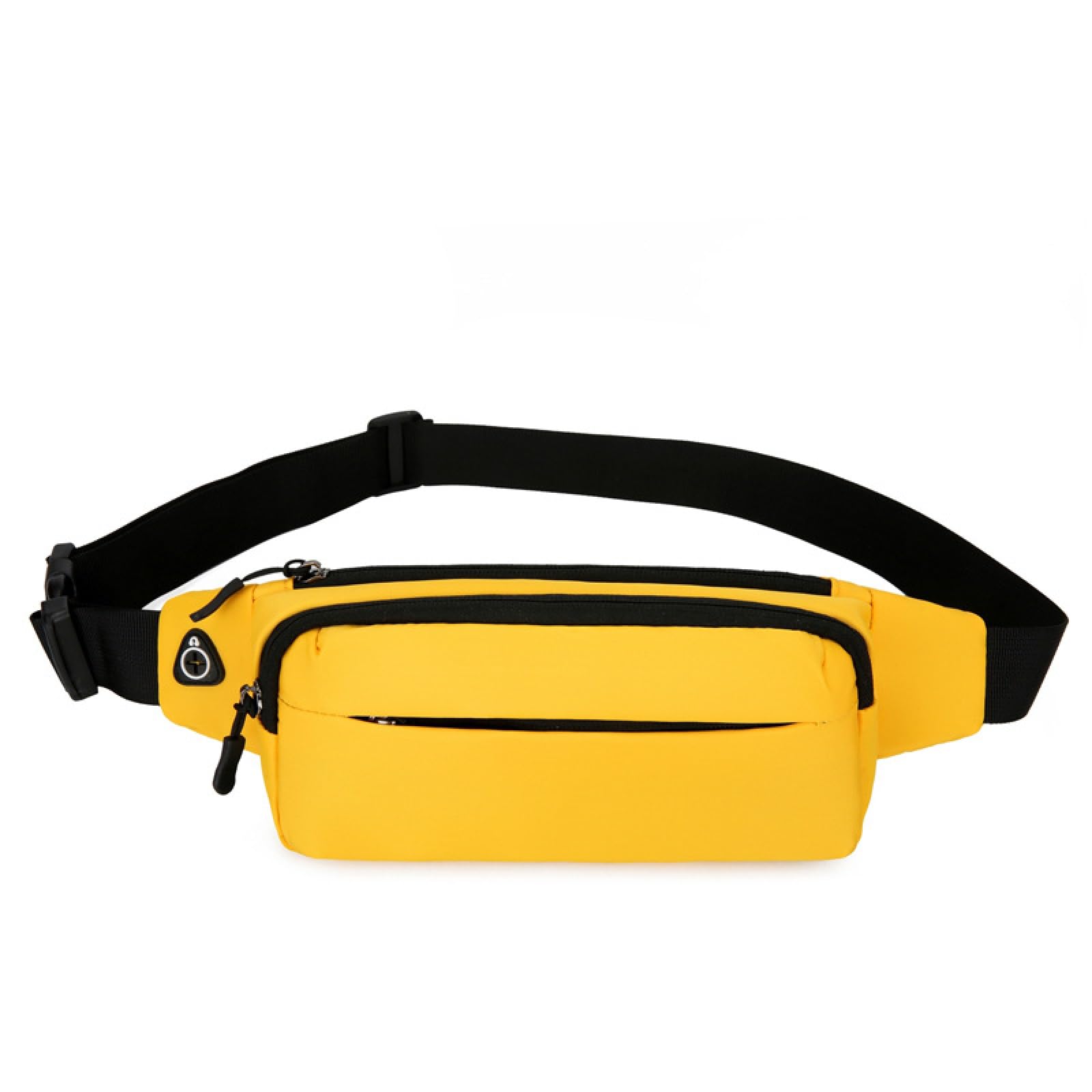 Bauchtasche Damen, Sport Wasserdicht Gurttasche, Bauchtasche für Outdoor Reisen Sport Wandern Joggen Hundespaziergänge (Color : Yellow)