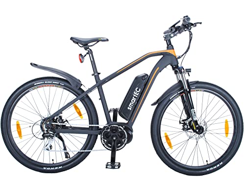 smartEC Hill-28M E-Mountainbike | E-Bike | Elektrofahrrad | Pedelec 28 Zoll Lithium-Ionen-Akku 36V/13Ah 250W Mittelmotor Fahrunterstützung 25 km/h Modelljahr 2022