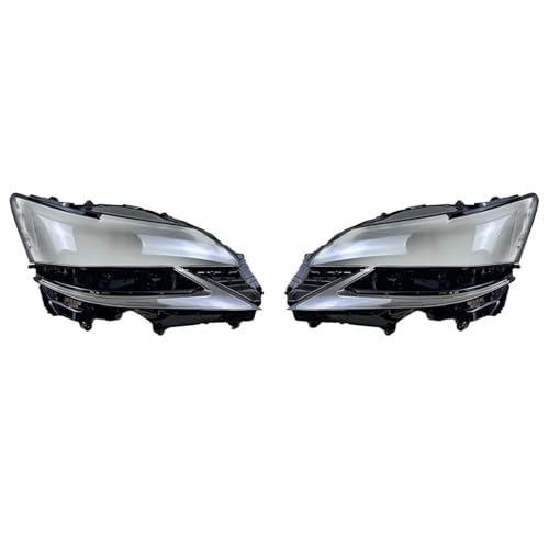 Scheinwerferglas Abdeckungen Für Lexus GS GS200 GS300 GS350 GS450 2016-2020 Scheinwerfer Abdeckung Transparent Scheinwerfer Shell Für Ersetzen Lampenschirm Frontscheinwerfer Streuscheibe(Left and Righ