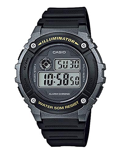 Casio Unisex-Armbanduhr Collection Digital Quarz Resin W-216H-1BVEF