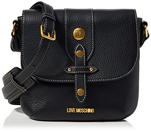 Love Moschino Damen Collezione Autunno Inverno 2021 Umhngetasche, Schwarz, Einheitsgröße