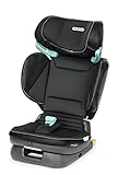 Peg Perego Viaggio Flex Autositz ISOFIX mit fortschrittlicher Technologie, verstellbar, klappbar, verstärkte Rückenlehne, für Kinder von 100 bis 150 cm (3-12 Jahre), 15-36 kg, Licorice