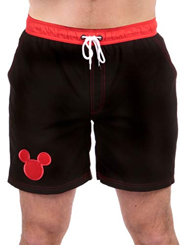 Disney Herren Mickey Mouse Badeshorts SchwarX-Large