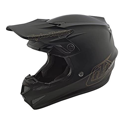 Troy Lee Designs SE4 PA Mono Motocross Helm (Black,XXL)