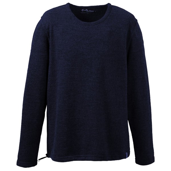 Mufflon - Viktor - Wollpullover Gr S blau