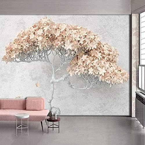 XLMING Abstrakter Blühender Baum 3D Tapeten Home Esszimmer Sofa Schlafzimmer Wohnzimmer TV Hintergrund-430cm×300cm