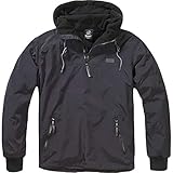 Brandit Herren Jacke Luke Windbreaker schwarz 3XL