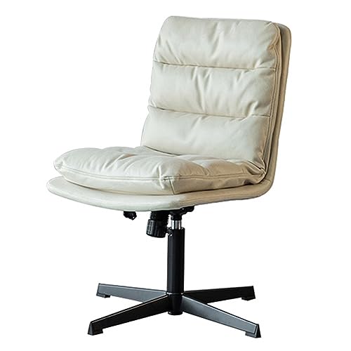 Ergonomischer Home-Office-Stuhl, PU-Leder, Computer-Drehstuhl, Schreibtischstuhl, Arbeitsstuhl mit Kippfunktion, mittelhohe Rückenlehne, höhenverstellbar, Wohnzimmer, Schlafzimmer, Chefsessel