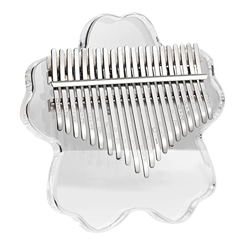 Beruf Kalimba 17/21 Tasten Daumenklavier Mit Lernanleitung Und Stimmhammer Acryl Fingerklavier Für Kinderanfänger 21 Tasten Kalimba Kits Für Anfänger Fingerklavier Kalimba Mini Daumenklavier 17 Tasten