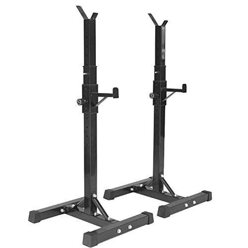 Squat Rack Gewicht Verstellbarer Hebeständer Langhantel Heim-Fitnessstudio-Ausrüstung Tragbare Fitness-Trainingsgeräte Workouts für den Indoor-Übungsaufbau