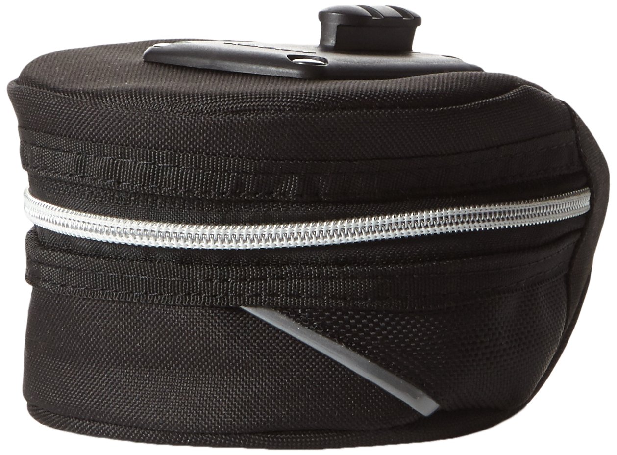 Haberland Unisex – Erwachsene Fahrradtasche Satteltasche inklusive Klickfix-Satteladapter, schwarz, 1 L