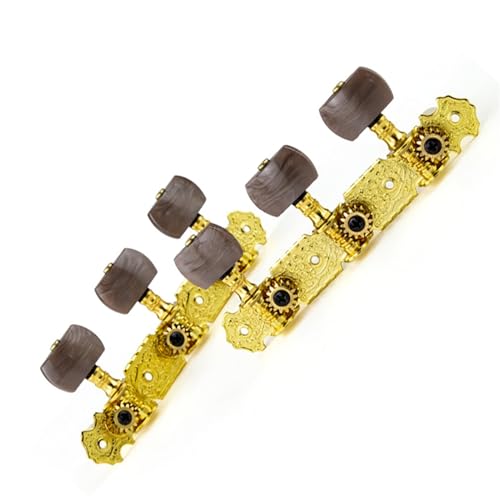 Strings Tuning Pegs Mechaniken Für Gitarre Stimmgeräte für klassische Gitarren, offene Triple-Quasi-Knopf-Instrumentenersatzteile (Color : 3)