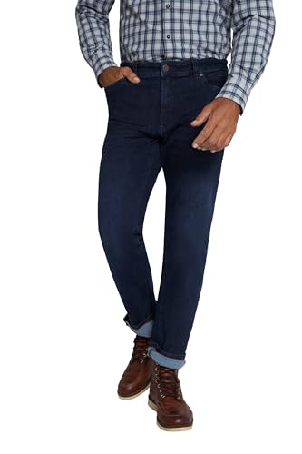 JP 1880 Herren große Größen bis 70, Jeans, 5-Pocket FLEXNAMIC®, super-elastischer Denim, Gerade geschnittenes Bein, schmalere Fußweite, Black 52 722849 11-52