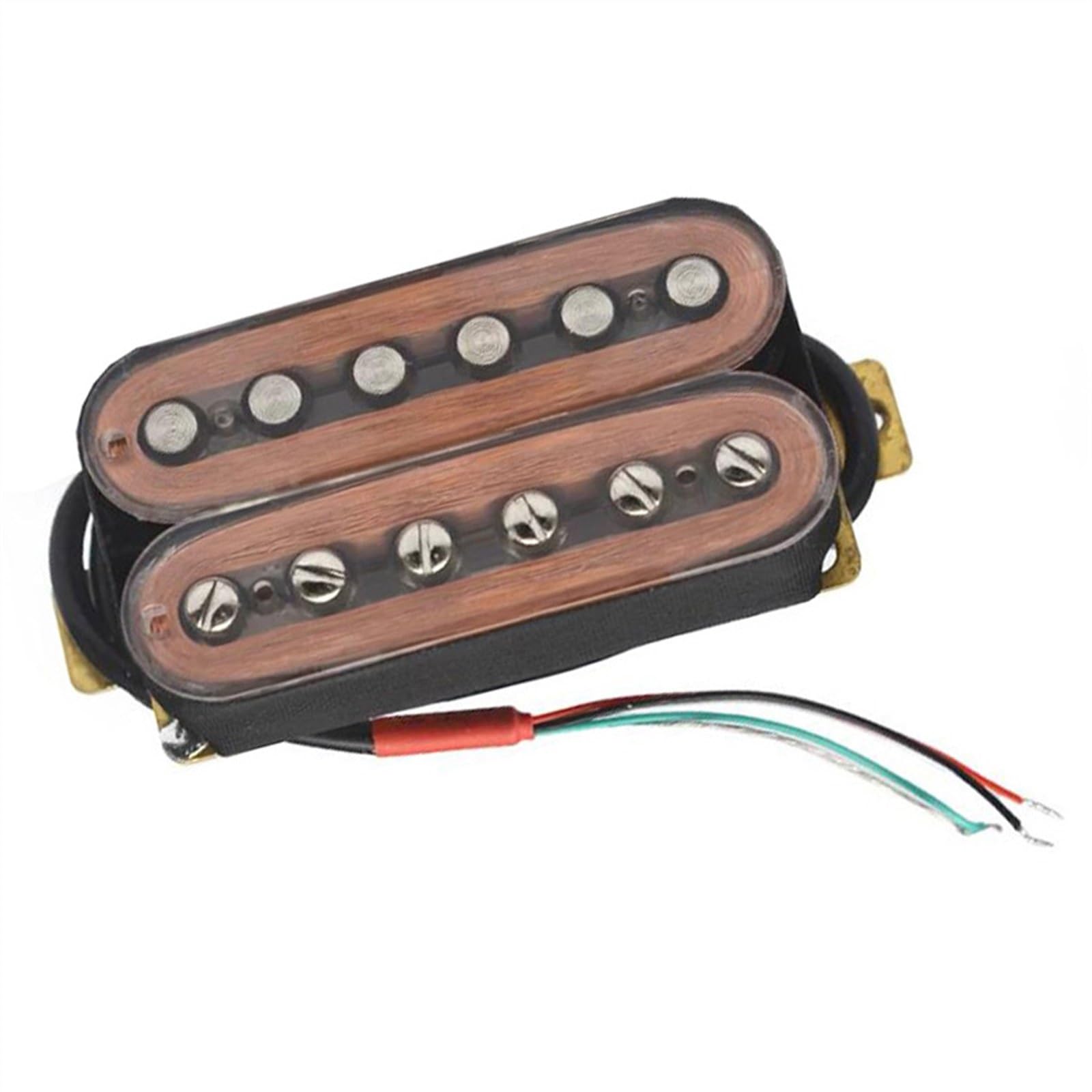 Transparente Schale E-Gitarre Humbucker Split Neck Pickup geeignet für 6-saitige E-Gitarre Single-Coil-Tonabnehmer